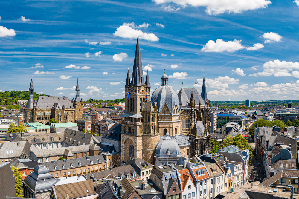Aachen by Day city view
