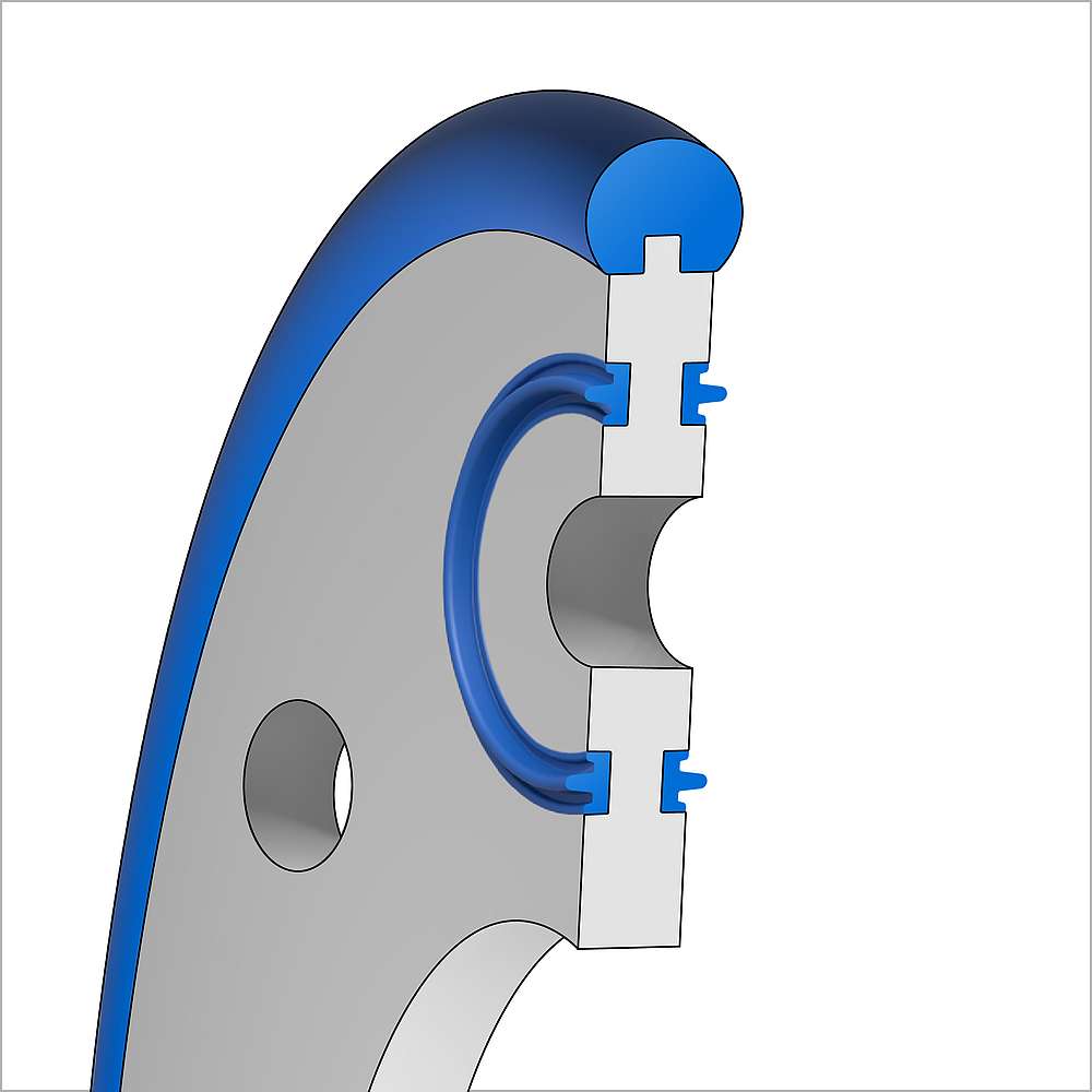 Plate seals from Freudenberg: precision sealing solutions for static and rotating aviation applications.