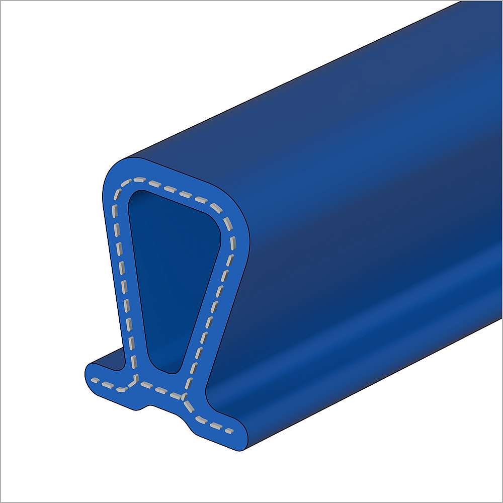 Aerodynamic seals from Freudenberg, designed to optimize airflow and aerodynamic efficiency in aircraft components.