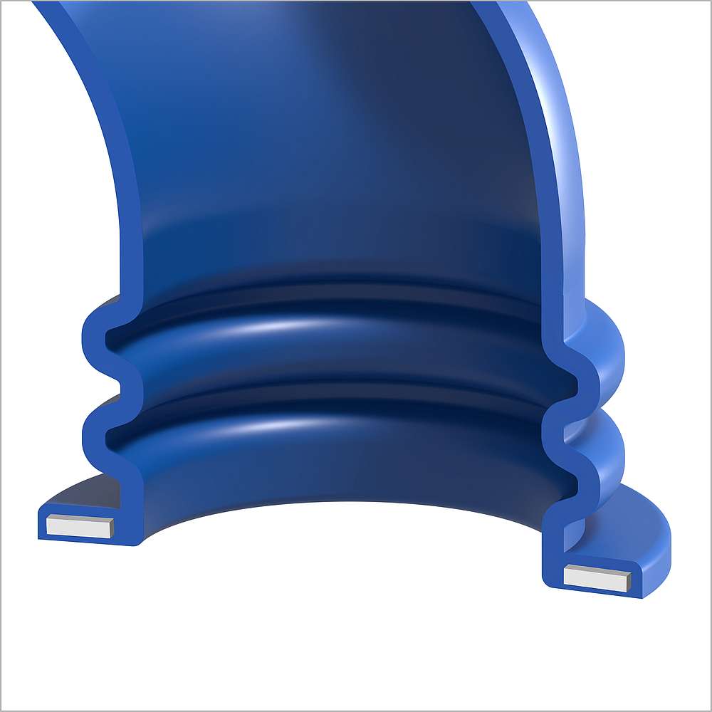 Duct and pipe seals by Freudenberg: custom solutions designed for complex aircraft duct systems.