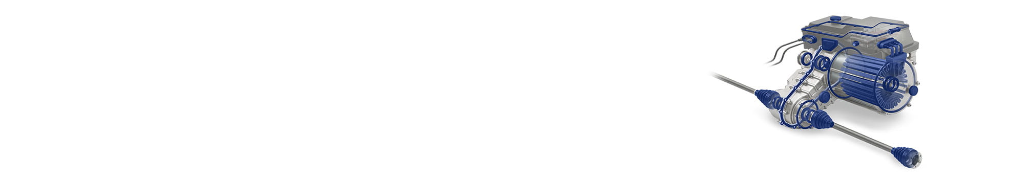 E-drive train application with marked products  from Freudenberg Sealing Technologies