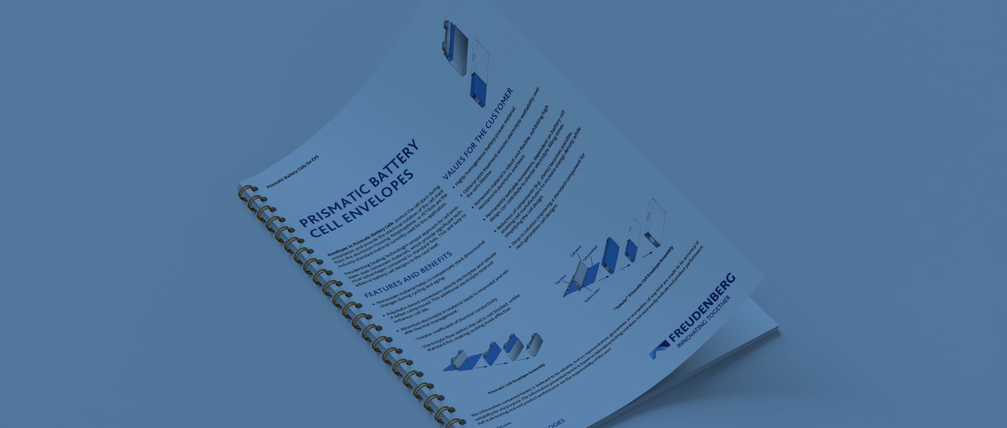 Prismatic Cell Components Solutions Sheet