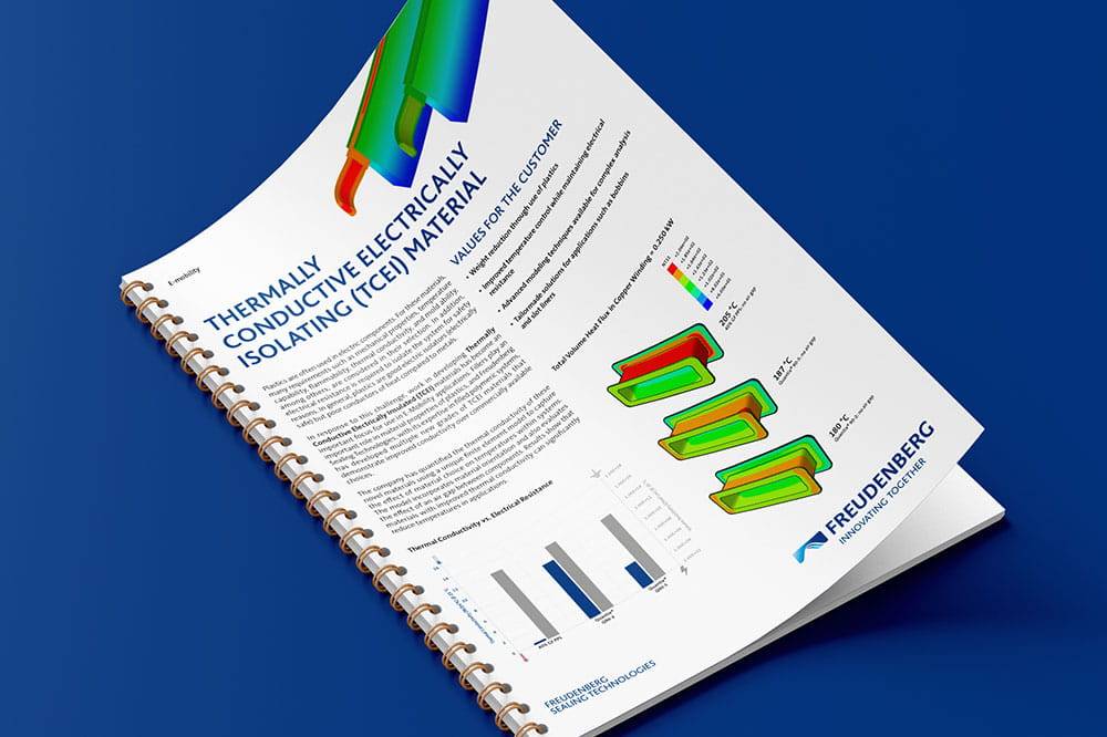 Opened TCEI whitepaper on blue background