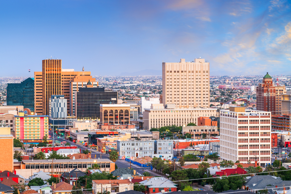 Stadtbild El Paso Texas USA