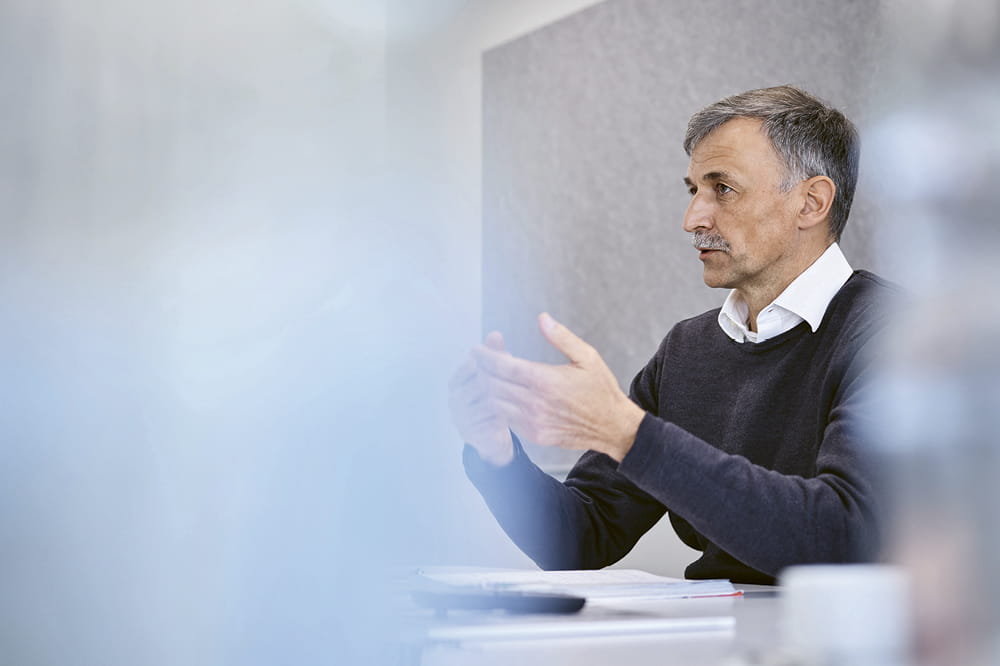 Porträt des Nachhaltigkeitsmanagers Dr. Rainer Weiss