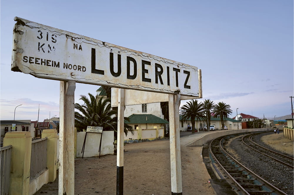 Bahnhof in Luederitz, Namibia.  