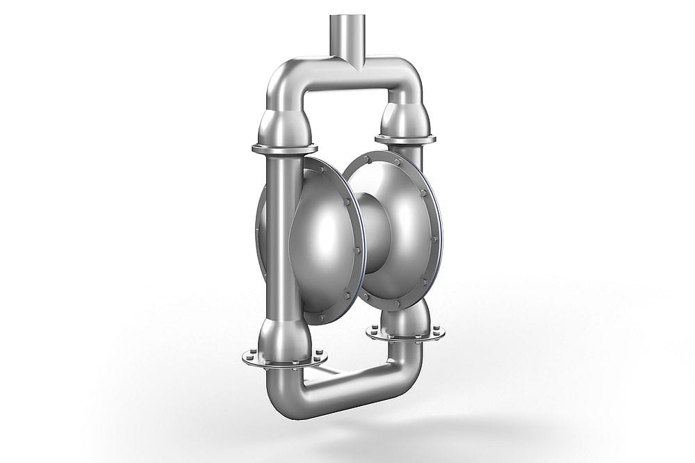 Geschlossene Membranpumpe 