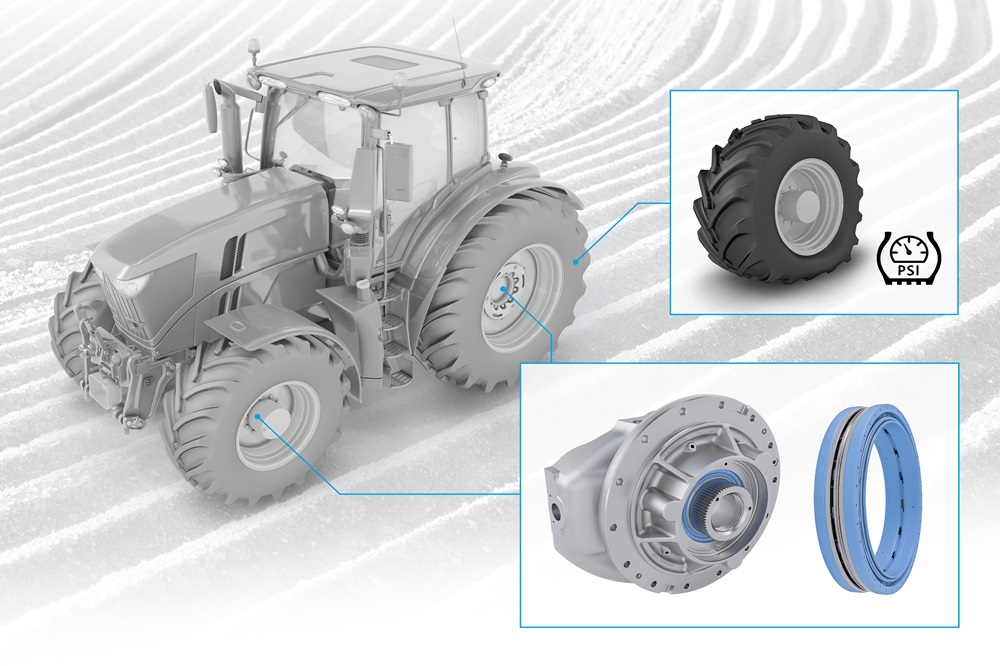 Freudenberg Sealing Technologies bietet Dichtungslösungen für zentrale Reifendruckregelanlage