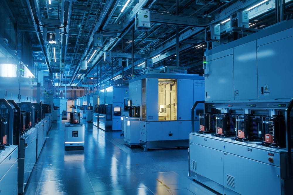 AGV Semiconductor Production